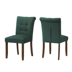 Upholstered Chairs (Set of 2) - Blue - Monarch