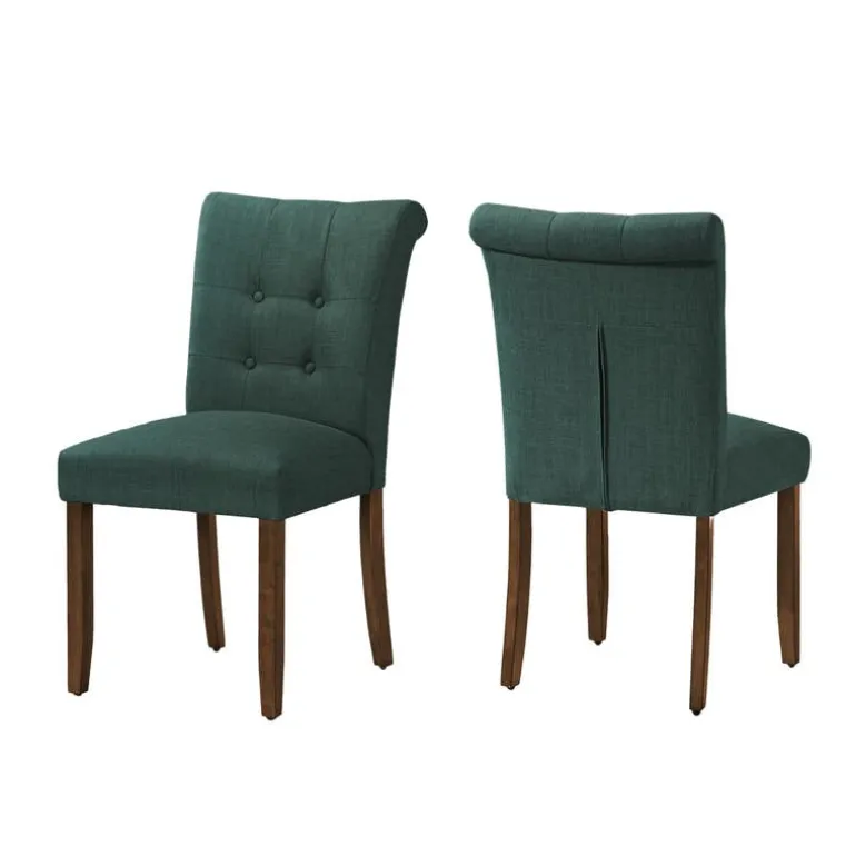Upholstered Chairs (Set of 2) - Blue - Monarch