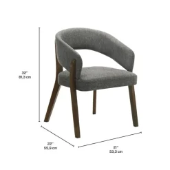 Upholstered Chairs (Set of 2) - Grey