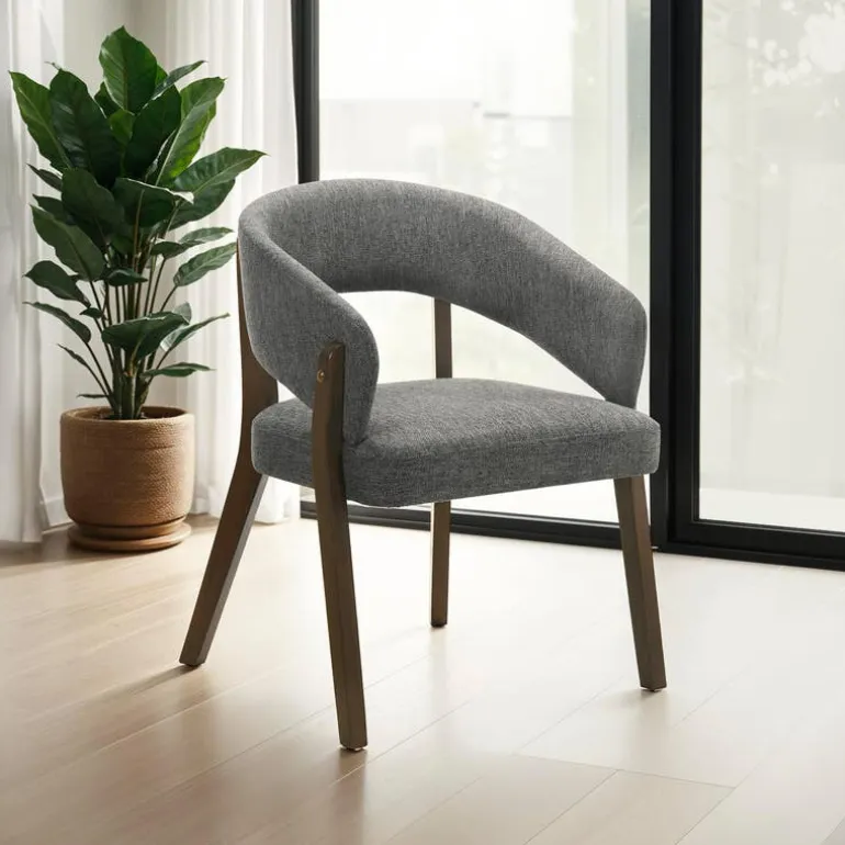 Upholstered Chairs (Set of 2) - Grey