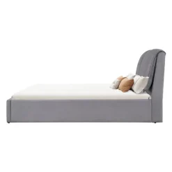 Upholstered King Bed with Headboard (78'')