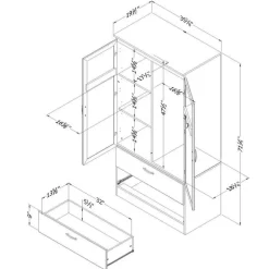 Wardrobe Armoire - South Shore