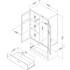 Wardrobe Armoire - South Shore