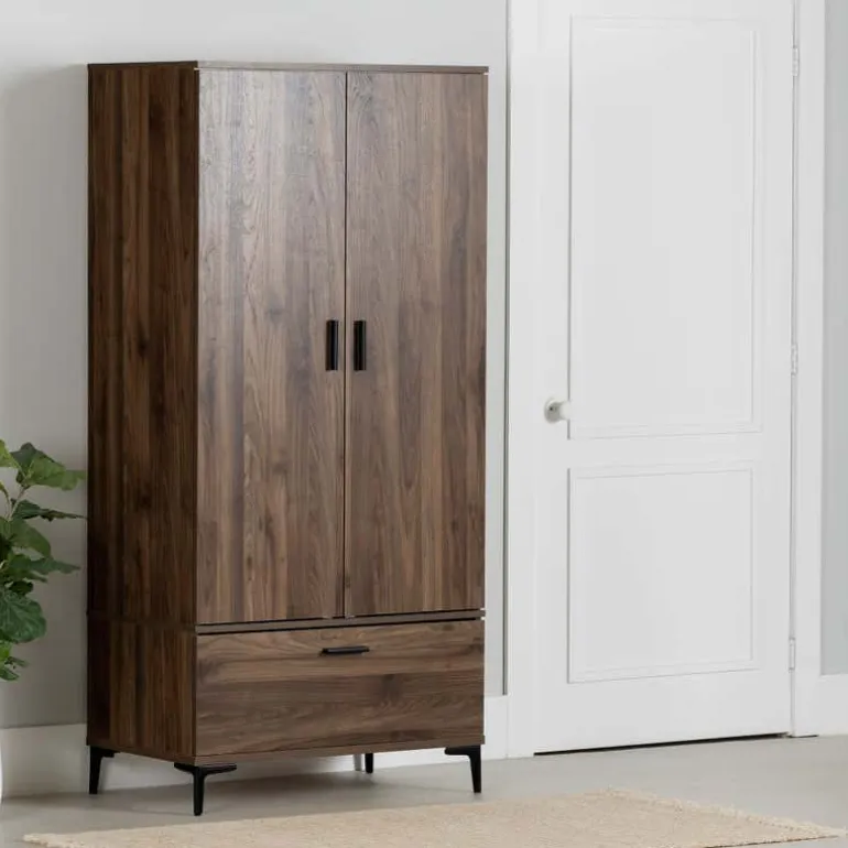 Wardrobe with Doors and Drawer - South Shore