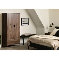 Wardrobe with Doors and Drawer - South Shore