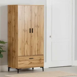 Wardrobe With Doors And Drawer - South Shore