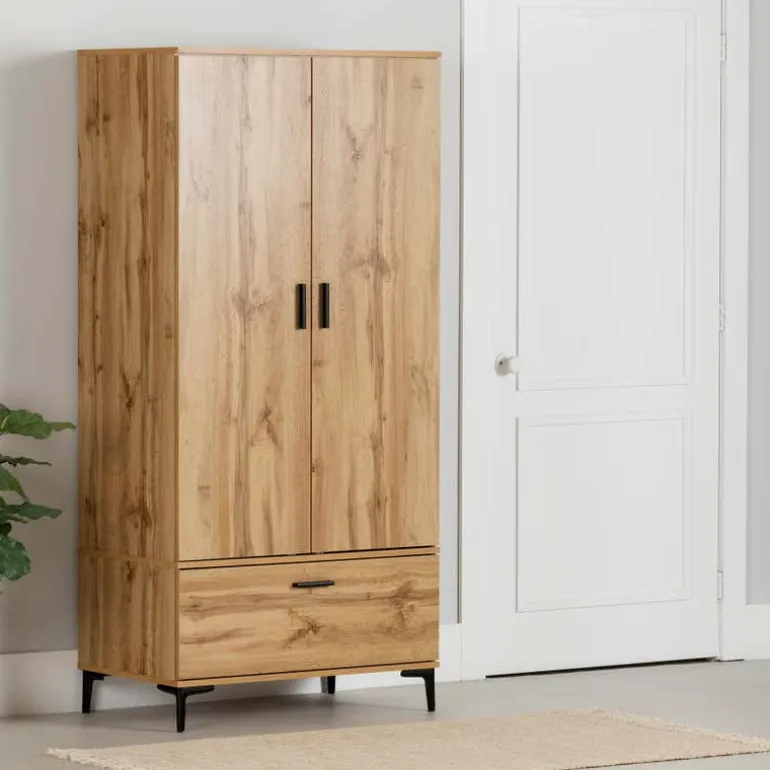 Wardrobe With Doors And Drawer - South Shore
