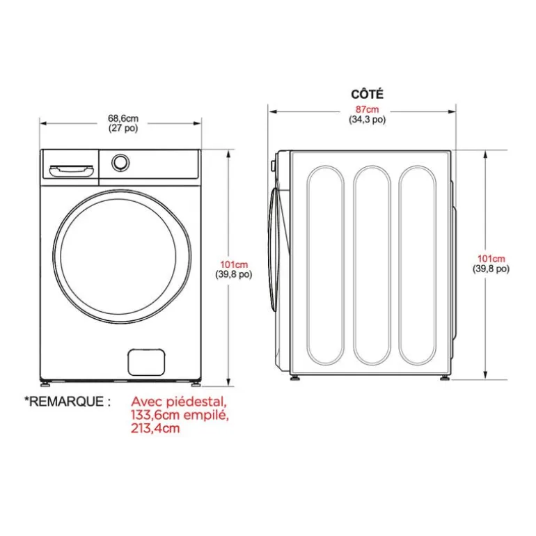 Washer & Dryer Kit, Front-Load - MLHE-MLHW5