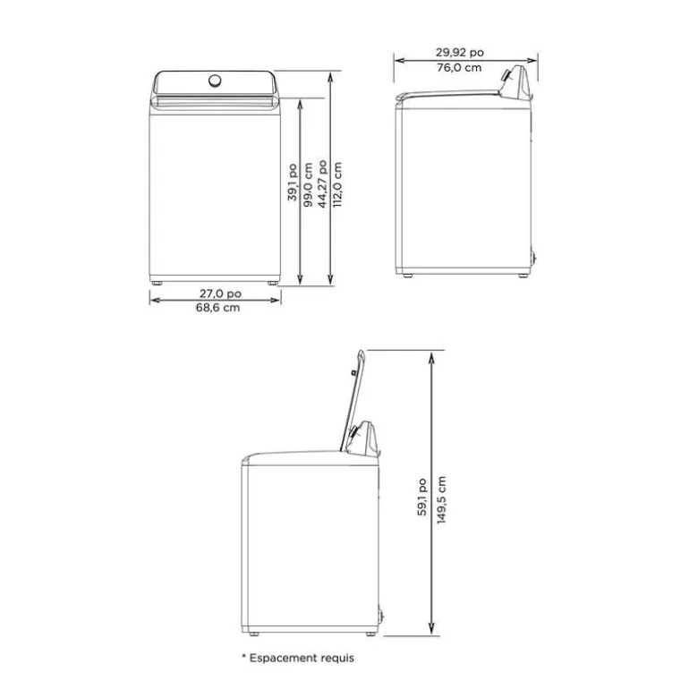 Washer and Dryer Kit, Top-Load - MLTW5-MLTE5