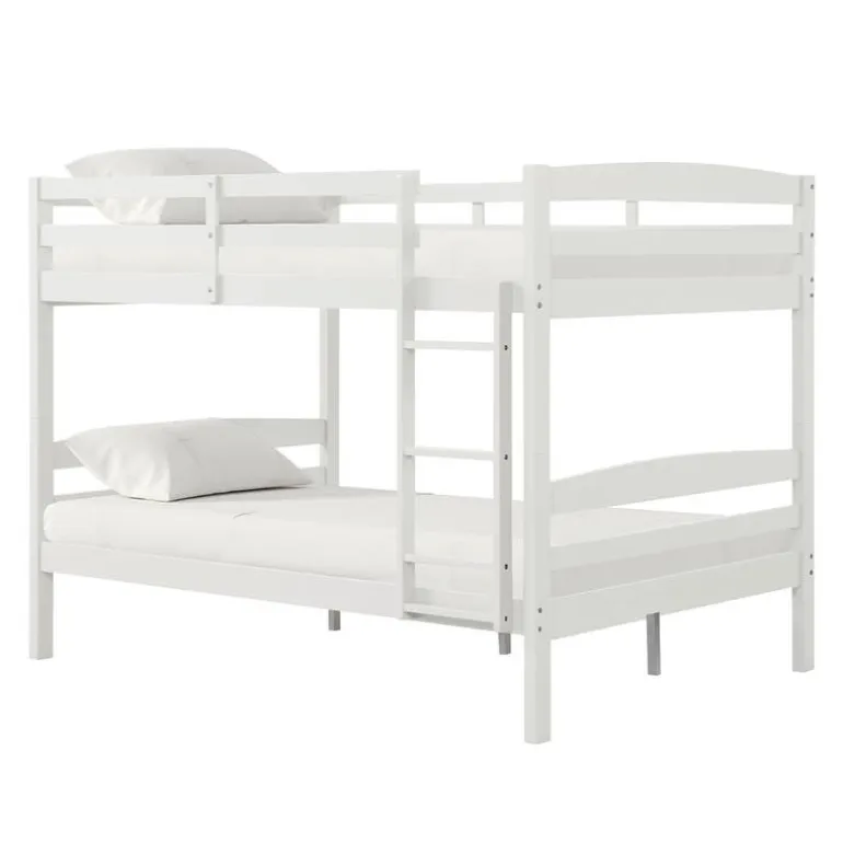 White Bunk Bed - 54"/54"