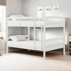 White Bunk Bed - 54"/54"