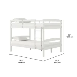 White Bunk Bed - 54