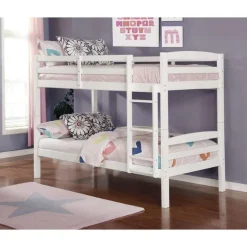 White Bunk Bed - 39"/39"