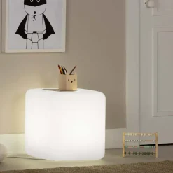 White Glowing Pouf - South Shore
