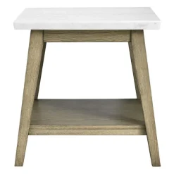 White Marble Top Side Table