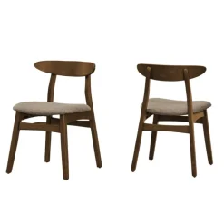 Wooden Chairs (Set of 2) - Walnut - Monarch