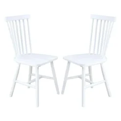 Wooden Chairs (Set of 2) - White