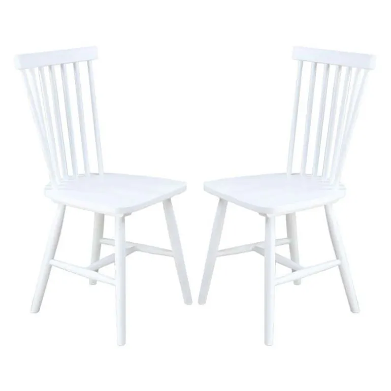 Wooden Chairs (Set of 2) - White