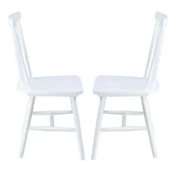 Wooden Chairs (Set of 2) - White