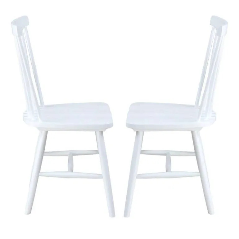 Wooden Chairs (Set of 2) - White