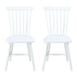 Wooden Chairs (Set of 2) - White
