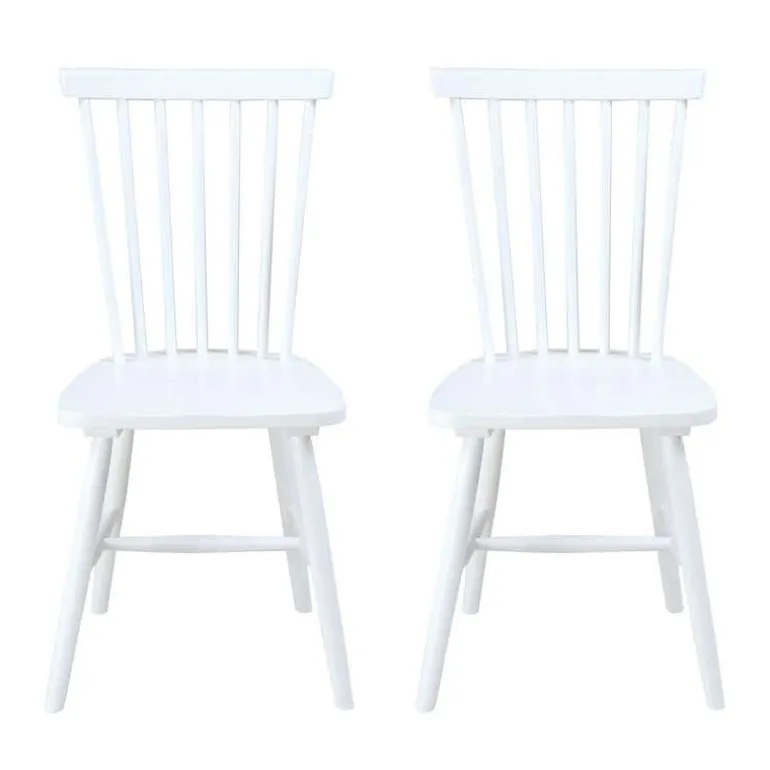 Wooden Chairs (Set of 2) - White