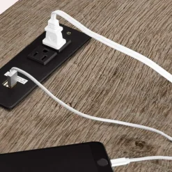 Work desk with charging outlet - South Shore