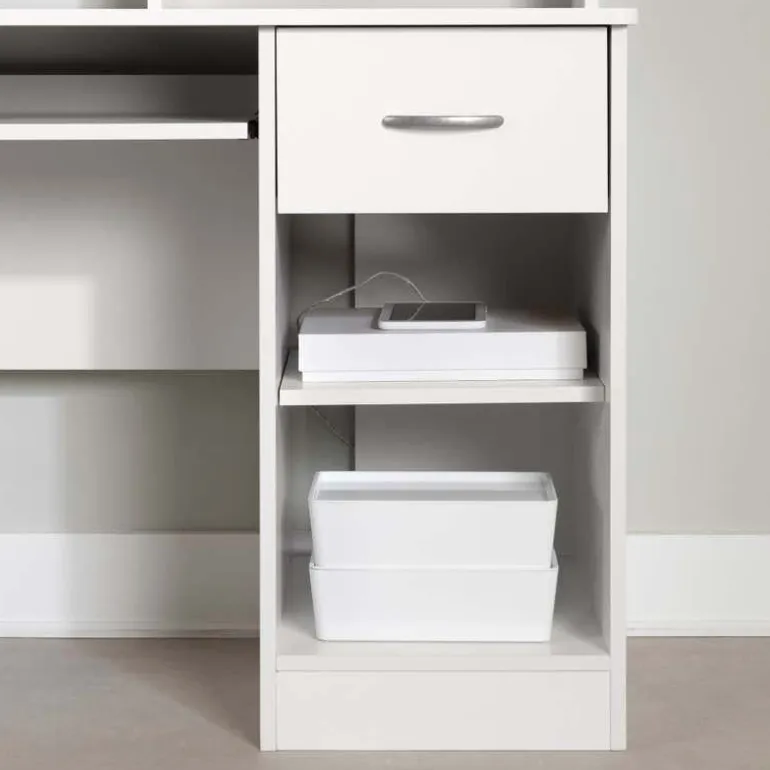 Work Desk with Charging Outlet - South Shore