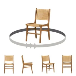 Woven Rope Chairs (Set of 2) - Natural